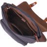 Чоловіча чорна текстильна сумка-месенджер Vintage (2421240) - 4