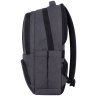 Серый текстильный  мужской рюкзак для ноутбука с ортопедической спинкой Bagland (53446) - 9