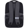 Серый текстильный  мужской рюкзак для ноутбука с ортопедической спинкой Bagland (53446) - 10