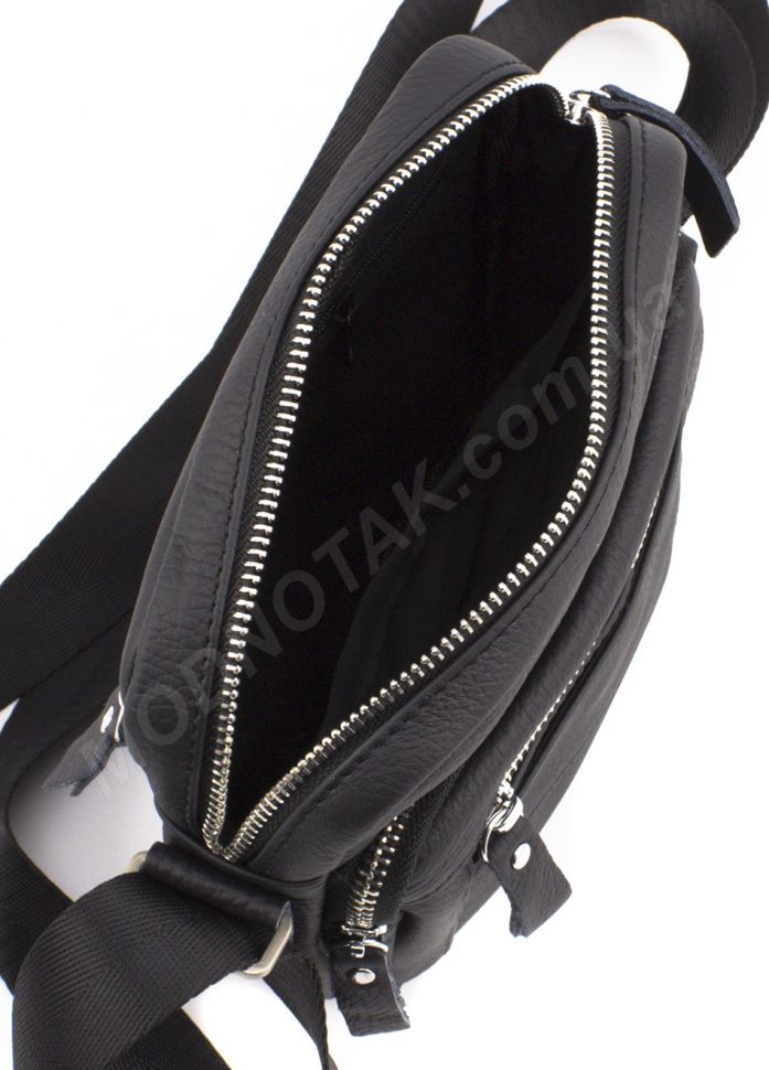 Маленька шкіряна чоловіча сумочка через плече Leather Collection (10250)