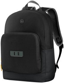 Мужской рюкзак из полиэстера для ноутбука до 16" Wenger Next 23 Crango 103646 черного цвета