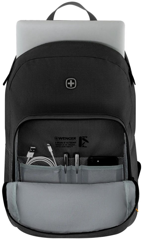 Мужской рюкзак из полиэстера для ноутбука до 16" Wenger Next 23 Crango 103646 черного цвета modnotak фото №5