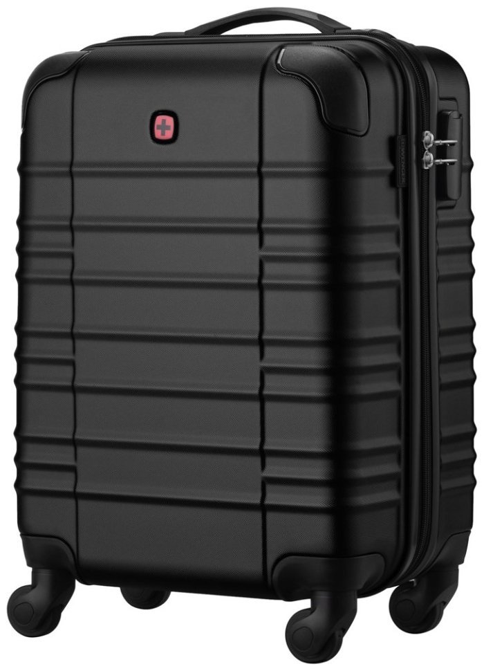 Валіза Wenger, Amplar, мала, пластик, 4 колеса, чорна modnotak фото №3