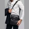 Мужская сумка на плечо из натуральной кожи черного цвета Tiding Bag (21619) фото №2 Мужская сумка на плечо из натуральной кожи черного цвета Tiding Bag (21619) modnotak фото - 2