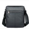 Мужская сумка на плечо из натуральной кожи черного цвета Tiding Bag (21619) фото №4 Мужская сумка на плечо из натуральной кожи черного цвета Tiding Bag (21619) modnotak фото - 4