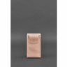 Вертикальна шкіряна сумка рожевого кольору з гладкої шкіри BlankNote Mini (12811) - 6