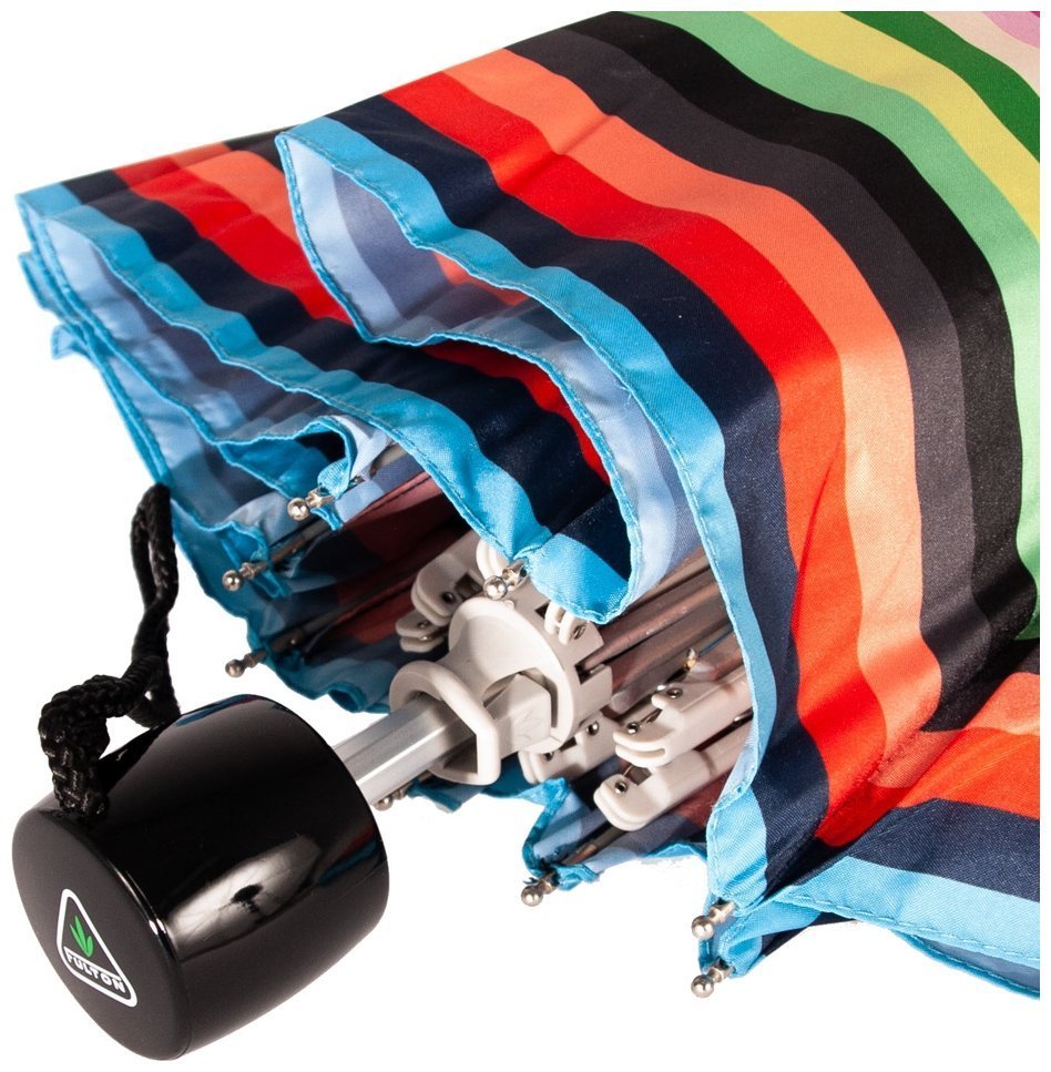 Зонт женский Fulton L354 Minilite-2 Retro Stripe (Механика, с разноцветными полосами) 94146 фото №5 Зонт женский Fulton L354 Minilite-2 Retro Stripe (Механика, с разноцветными полосами) 94146 modnotak фото №5