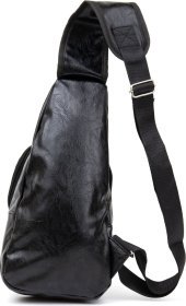 Мужская сумка через плечо на два отделения из кожзама Vintage (20559)