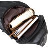 Мужская сумка через плечо на два отделения из кожзама Vintage (20559) - 4