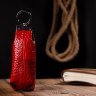 Красная лаковая ключница из натуральной кожи KARYA (2420932) - 7
