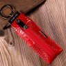 Красная лаковая ключница из натуральной кожи KARYA (2420932) - 8
