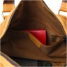 Світло-коричнева дорожня сумка із вінтажної шкіри з ручками Vintage 2422140 - 7
