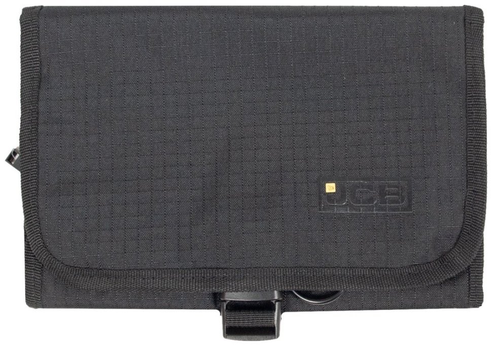 Мужской несессер из прочного полиэстера на молнии JCB WB1 черного цвета 95446 modnotak фото №1