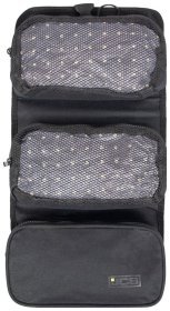 Чоловічий несесер із міцного поліестеру на блискавці JCB WB1 чорного кольору 95446