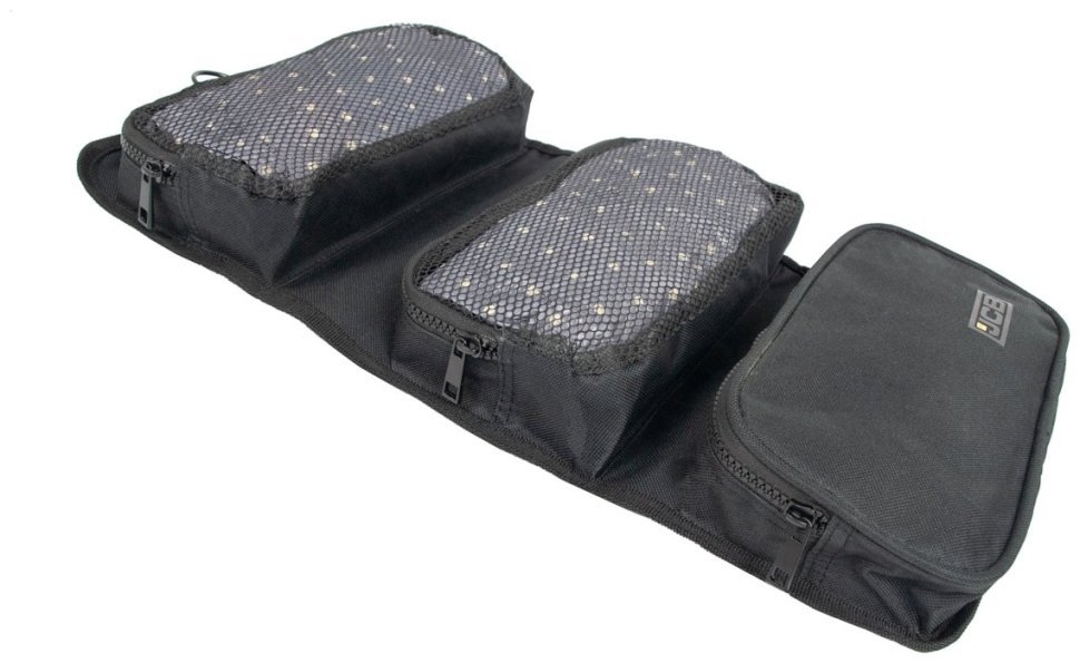 Мужской несессер из прочного полиэстера на молнии JCB WB1 черного цвета 95446 modnotak фото №3