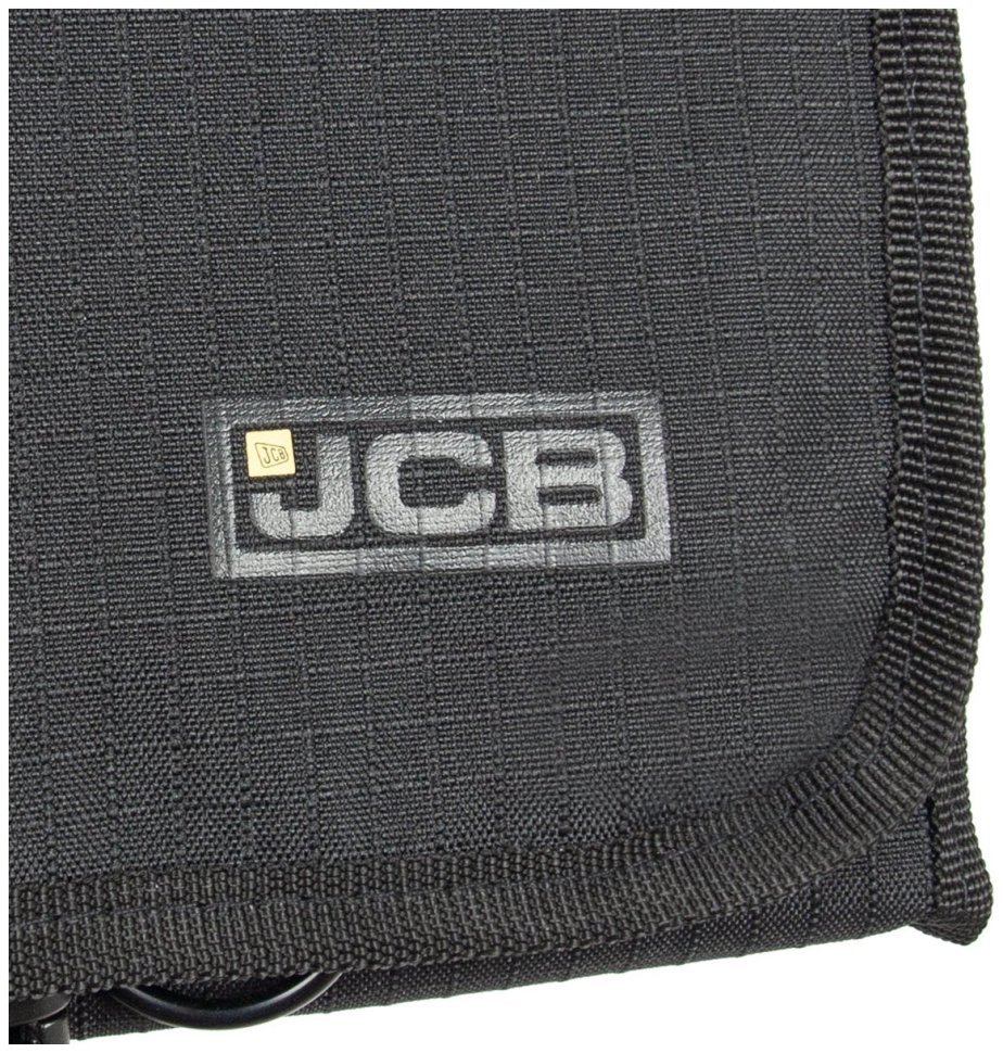 Мужской несессер из прочного полиэстера на молнии JCB WB1 черного цвета 95446 modnotak фото №5