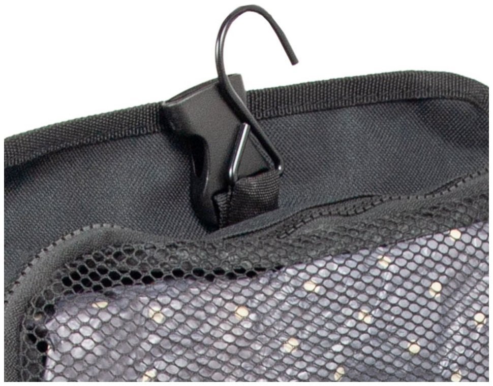 Мужской несессер из прочного полиэстера на молнии JCB WB1 черного цвета 95446 modnotak фото №6