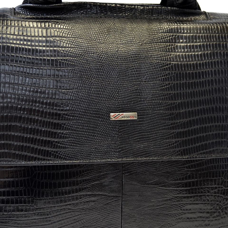 Мужской солидный портфель турецкого бренда Desisan (11633)