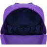Фіолетовий рюкзак із текстилю на блискавці Bagland (55546) - 4