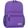Фіолетовий рюкзак із текстилю на блискавці Bagland (55546) - 5