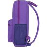 Фіолетовий рюкзак із текстилю на блискавці Bagland (55546) - 6