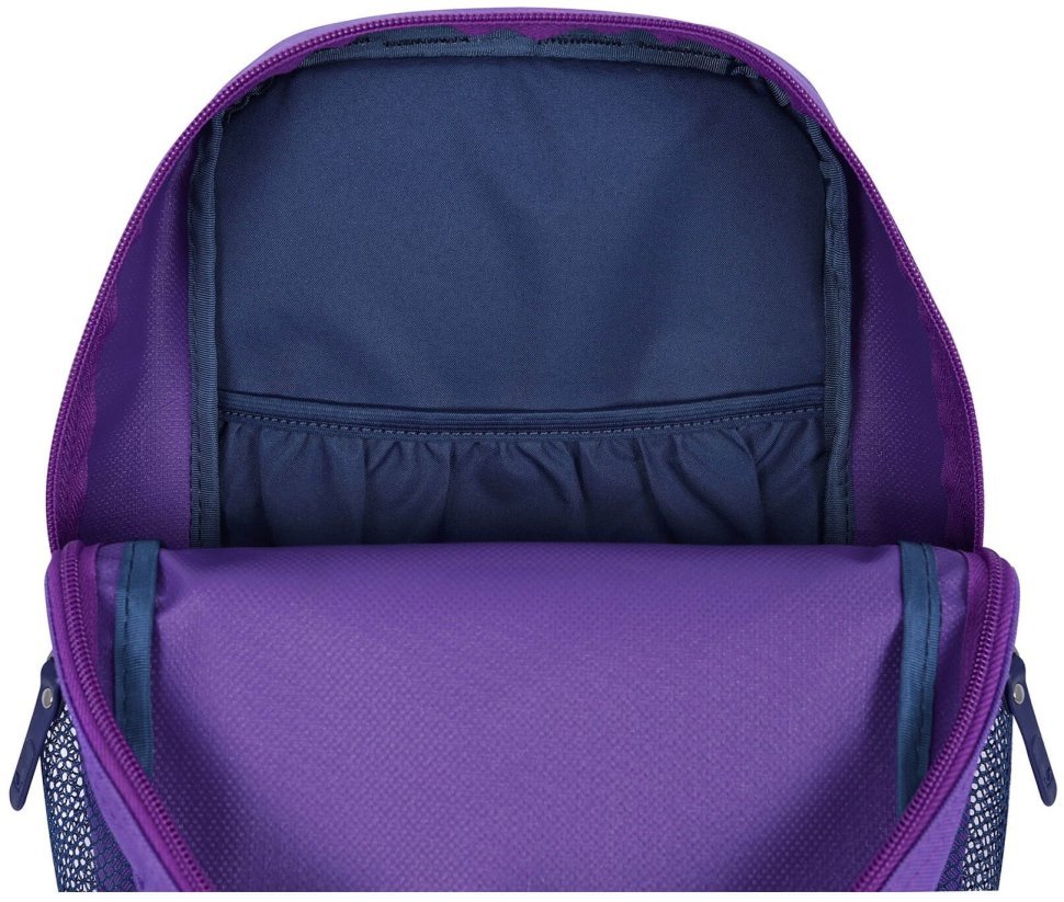 Фиолетовый рюкзак из текстиля на молнии Bagland (55546)