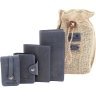 Стильный подарочный набор кожаных аксессуаров (визитница, обложка на паспорт, ключница и кошелек) - SHVIGEL (2410075) - 1