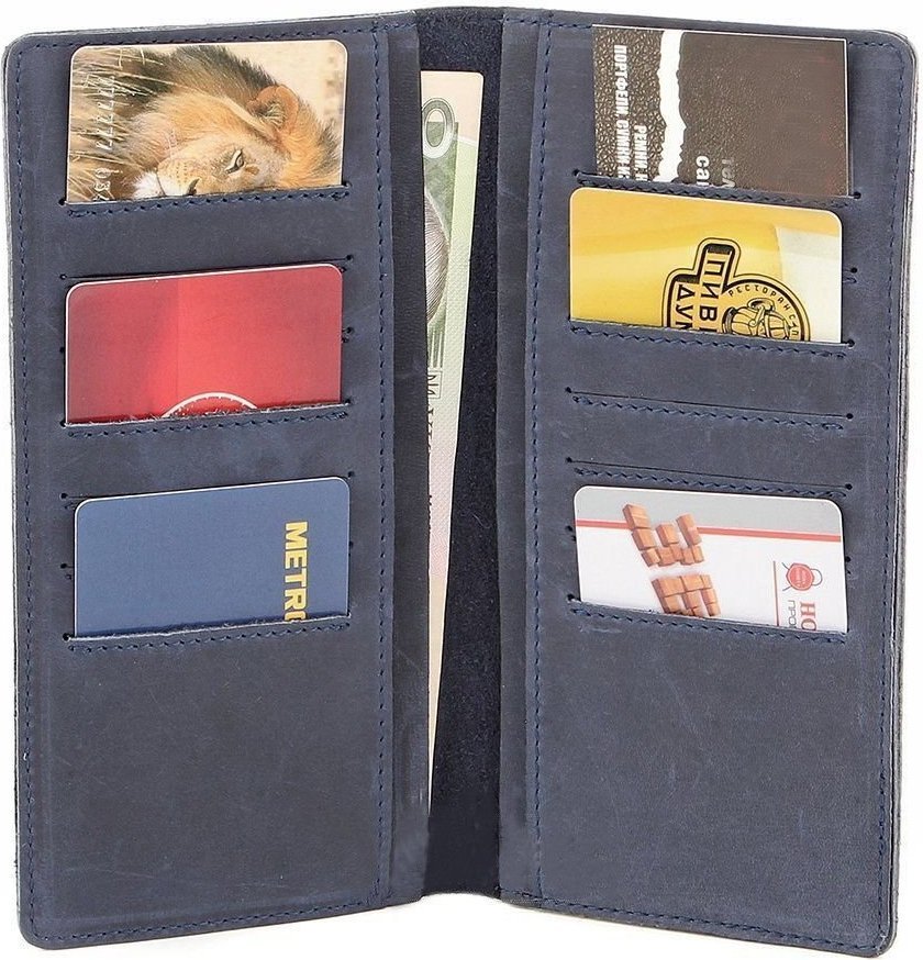 Стильний подарунковий набір шкіряних аксесуарів (візитниця, обкладинка на паспорт, ключниця та гаманець) - SHVIGEL (2410075)