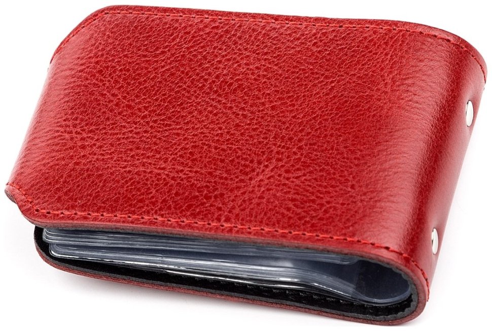 Червона горизонтальна візитниця маленького розміру з натуральної шкіри Shvigel (2413913) фото №14 Червона горизонтальна візитниця маленького розміру з натуральної шкіри Shvigel (2413913) modnotak фото №14