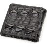 Чорне портмоне з натуральної крокодилячої шкіри CROCODILE LEATHER (024-18186) - 2