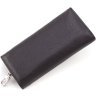 Велика ключниця-гаманець із натуральної шкіри флотар чорного кольору ST Leather 1767346 - 3