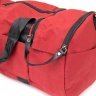 Вместительная спортивная сумка малинового цвета из текстиля Vintage (20642) - 5
