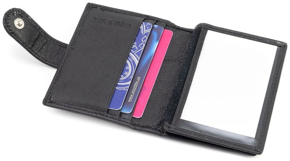Кожаная обложка для ID документов ST Leather 97746 Черная фото №5 Кожаная обложка для ID документов ST Leather 97746 Черная modnotak фото №5