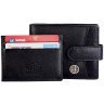 Кожаной мужское портмоне на кнопке со съемным блоком для карт Hammonds Flycatcher HF502 черный 107946 modnotak фото - 4