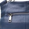 Повсякденна жіноча сумка з натуральної шкіри з короткими ручками Vintage 98146 синього кольору фото №5 Повсякденна жіноча сумка з натуральної шкіри з короткими ручками Vintage 98146 синього кольору modnotak фото - 5