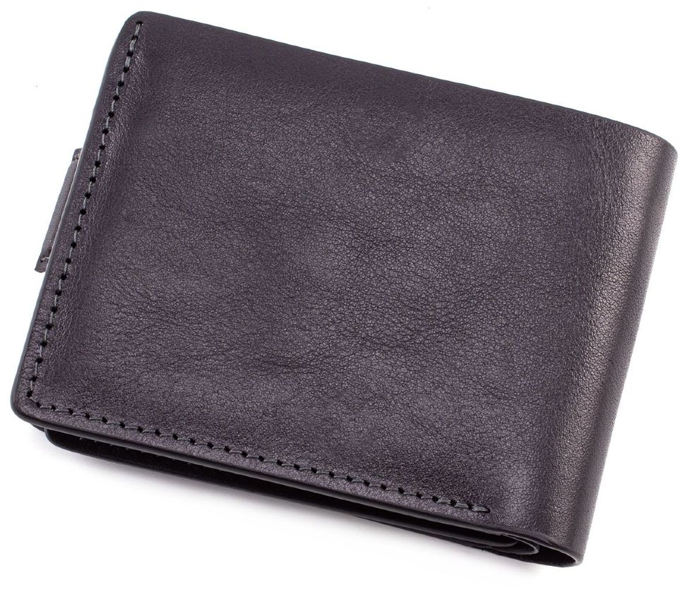 Шкіряний чоловічий гаманець ручної роботи Grande Pelle (13057)