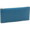 Тонкий жіночий гаманець із натуральної шкіри насиченого синього кольору Marco Coverna 68646 - 1
