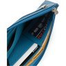 Тонкий жіночий гаманець із натуральної шкіри насиченого синього кольору Marco Coverna 68646 - 6