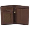 Вертикальное мужское портмоне из натуральной кожи светло-коричневого цвета Visconti Lucca 68946 - 2