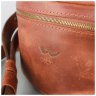 Поясна сумка із вінтажної шкіри світло-коричневого кольору BlankNote 78946 - 5