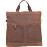 Чоловіча сумка під ноутбук та документи з вінтажної шкіри світло-коричневого кольору Visconti Axel 69146 - 5