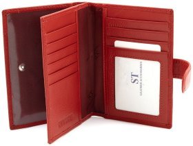 Обкладинка для документів, паспорта та карток ST Leather 90847 червоного кольору