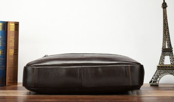 Сумка мужская под ноутбук из натуральной кожи коричневого цвета VINTAGE STYLE (14669)