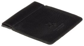 Компактна шкіряна монетниця чорного кольору Visconti 81947