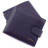 Кожаное портмоне синего цвета с монетницей KARYA (0965-44) - 1