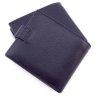 Кожаное портмоне синего цвета с монетницей KARYA (0965-44) - 3