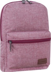 Молодіжний рюкзак з бордового текстилю Bagland (52747)