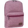 Молодежный рюкзак из текстиля бордового цвета Bagland (52747) - 1