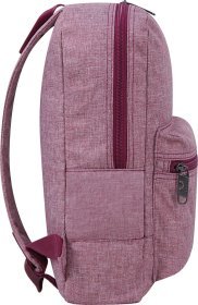 Молодежный рюкзак из текстиля бордового цвета Bagland (52747)