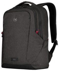 Діловий рюкзак із поліестеру з відсіком для ноутбука до 16" Wenger MX Professional сірого кольору 103547
